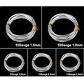 Silver Color Aluminum Wire Crafting, Floral, Jewelry Making