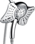 2.5gpm Shower Head with Handheld Spray Combo: 2 in 1 Rainfall Shower