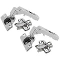 Hettich Intermat 9936 W90 95˚ Angle Inset Hinge 77708 & Mount 9075005 (2 Pack)