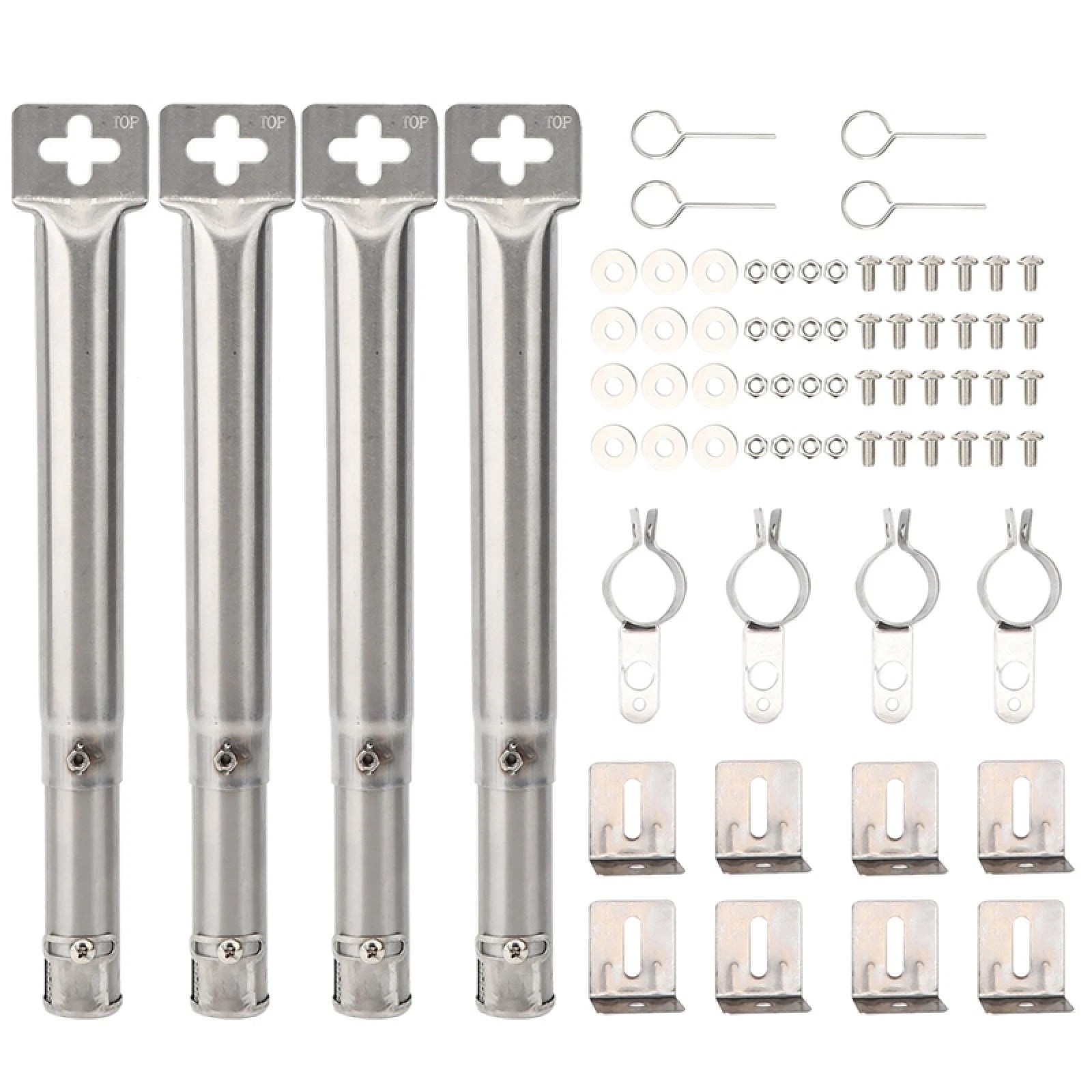 Bbq Gas Grill Burner Tube Pipe Parts Kit For Charbroil 463241013