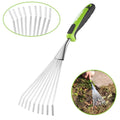 WORKPRO 16" Heavy Duty Stainless Steel Garden Hand Rakes for Loosening