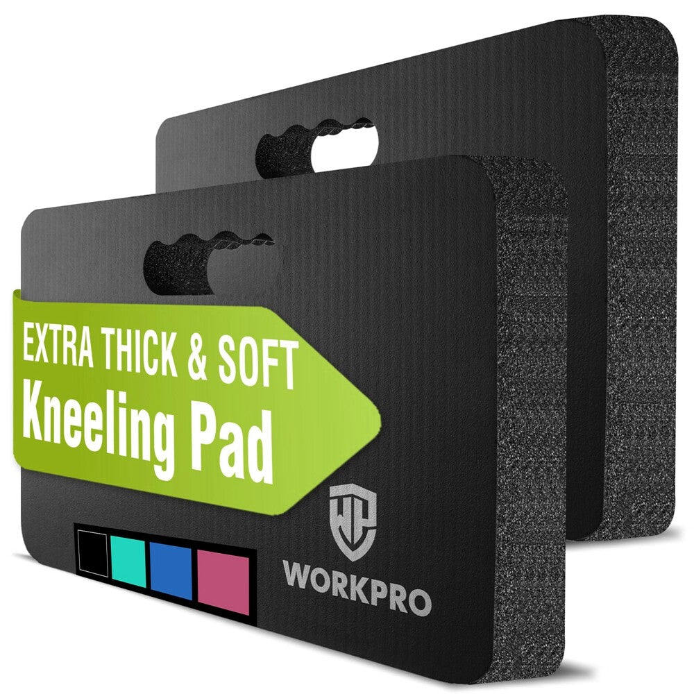 WORKPRO Extra Thick Kneeling Pad 2-Pack Soft Foam Cushioning