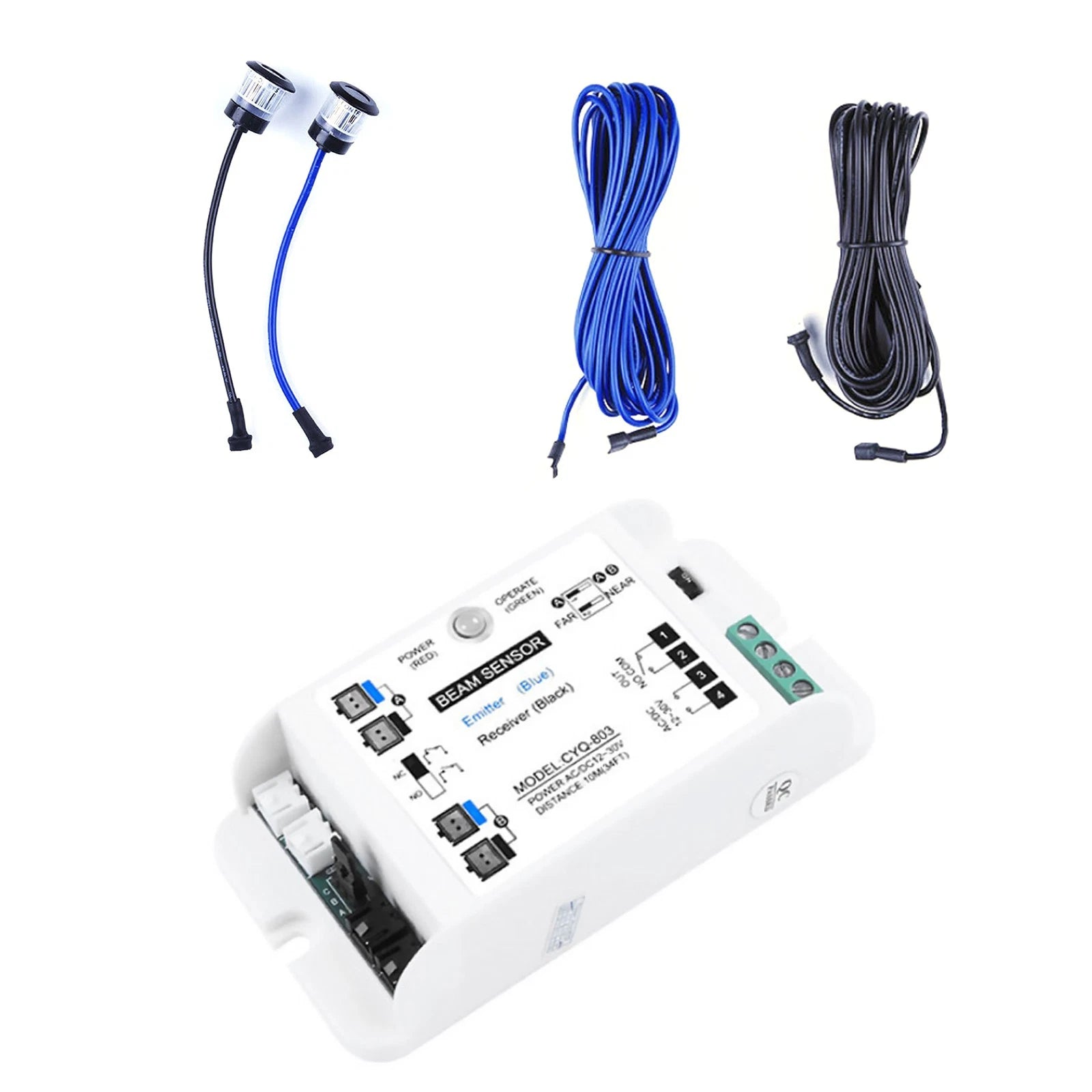 Automatic Sliding Door Opener Safety Beam Sensor Infrared Anti-clip