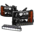 Black Amber Corner Head+bumper+sm<wbr/>oked Led Fog | Built Supply Co