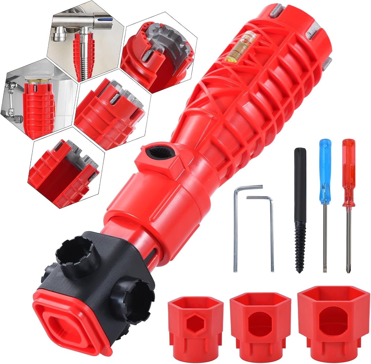 Drain Auger 25Ft Clog Remover with Drill Adapter by Unbranded