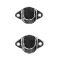1-1/16'' Tubing U Flange Half Round Wall Flanges Retail Fixture Hanger