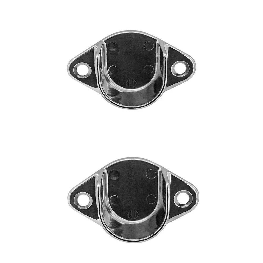 1-1/16'' Tubing U Flange Half Round Wall Flanges Retail Fixture Hanger
