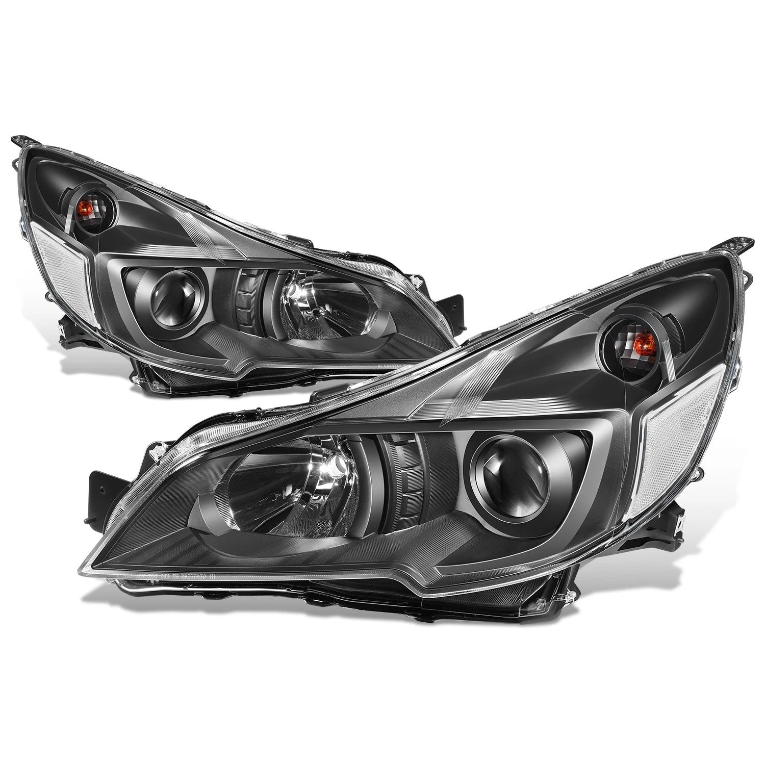Fit 2010-2014 Outback/legacy Black Housing Clear | Built Supply Co