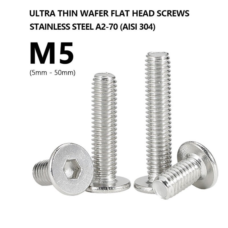 Low Profile Flat Head Screws