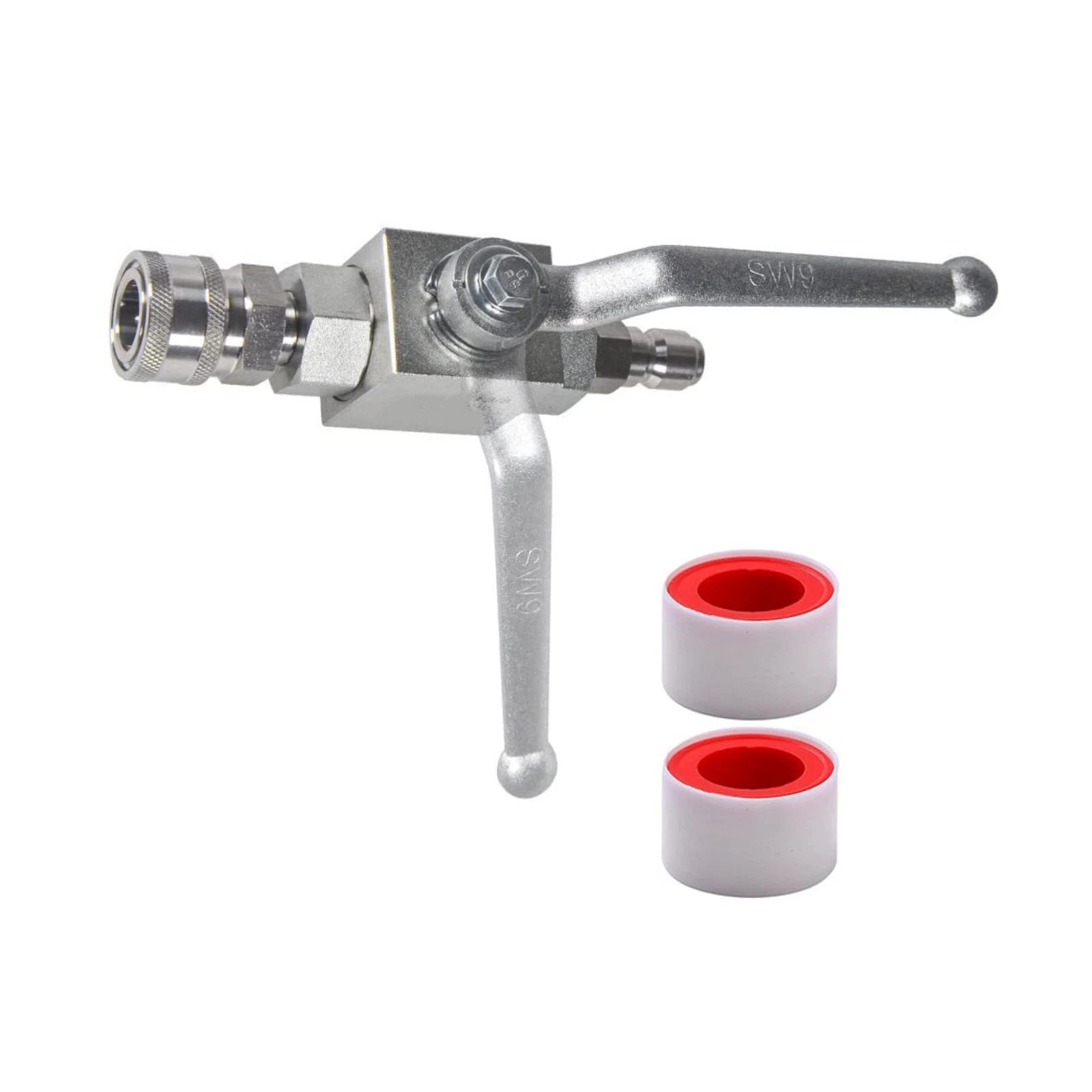 New 4500PSI High Pressure 3/8" Quick Connect Ball Valve Kit