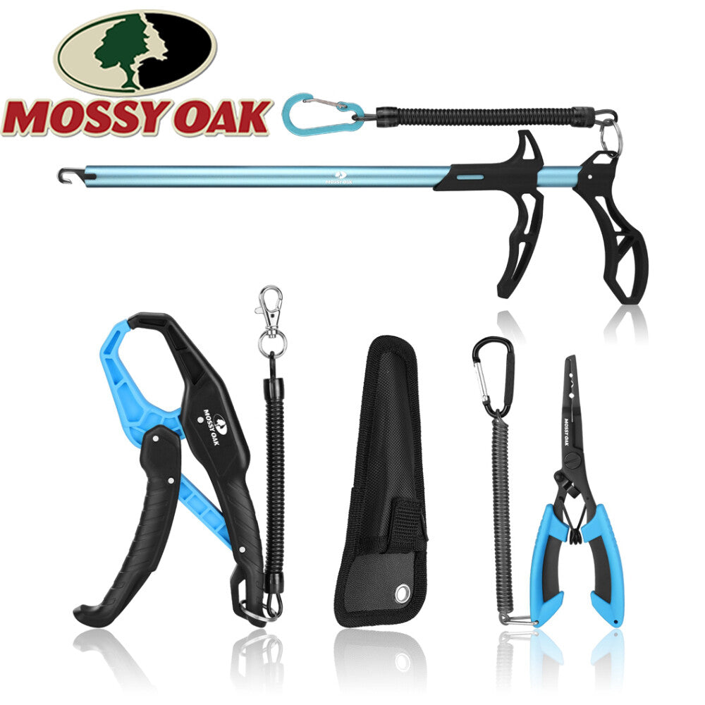 Mossy Oak 3PC Fishing Tool Kits Fishing Plier Hook Remover Tool Fish