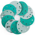 50 Pack Orbital Sanding Discs 40-800 Grit