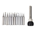 Silver Soldering Iron Tips W/handle Adapter Station Tool 900m-t