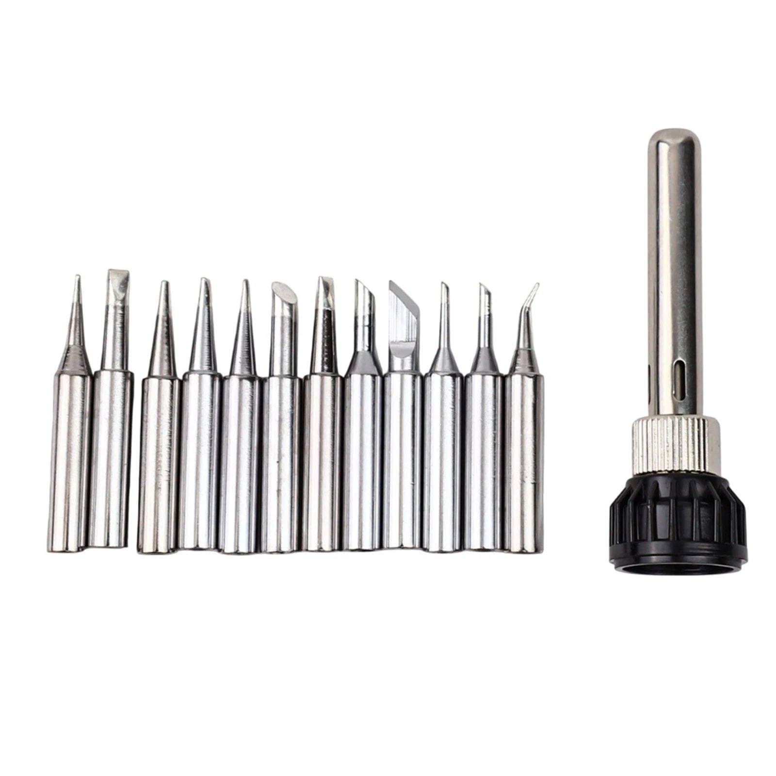 Silver Soldering Iron Tips W/handle Adapter Station Tool 900m-t