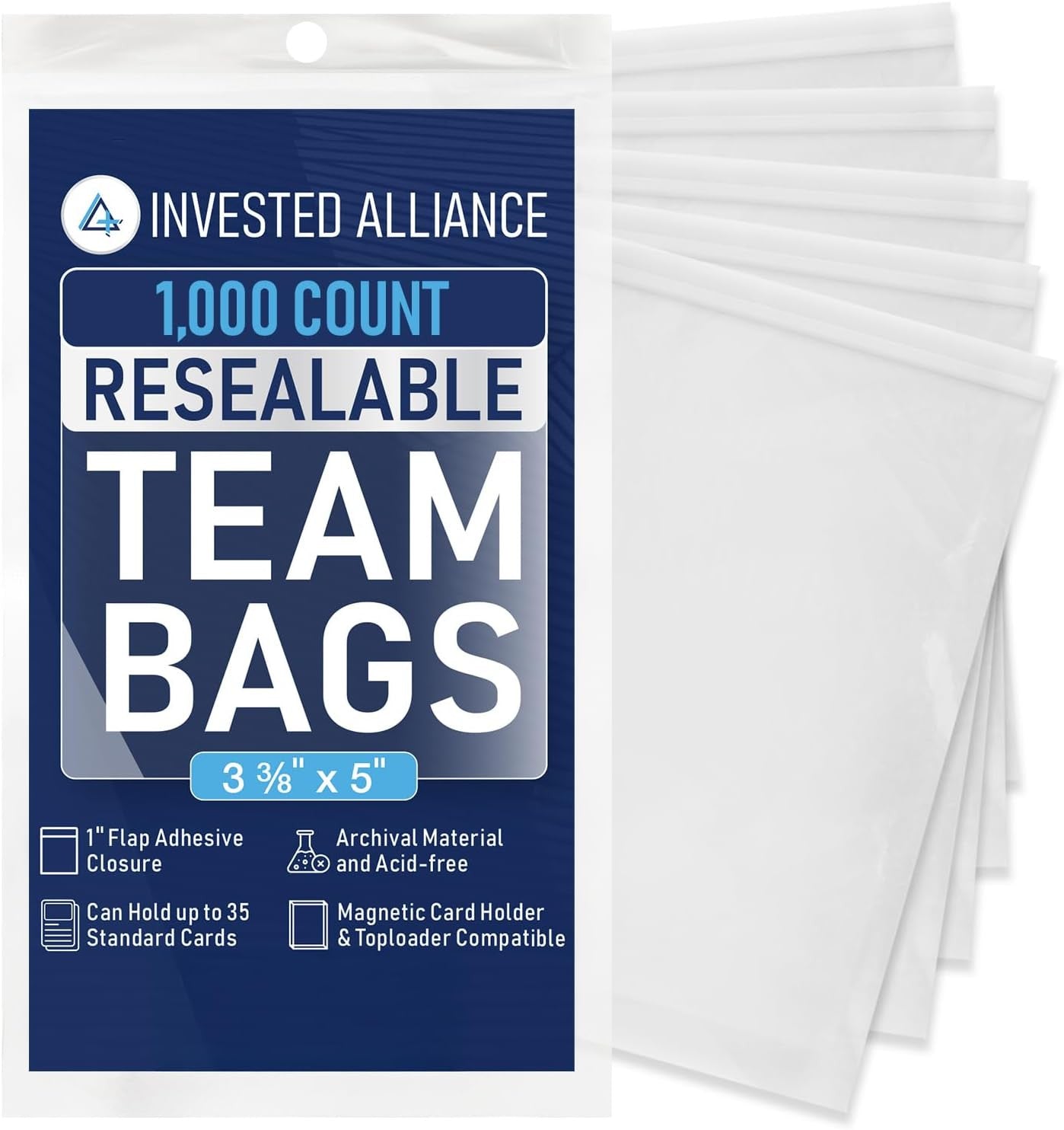 Resealable Set Team Bags for Trading Cards | Ultra, TCG, Baseball