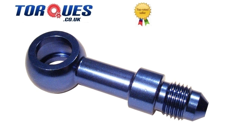 An -3 ( 3an An3 ) Male Long Straight Aluminium Banjo Fitting. Brake