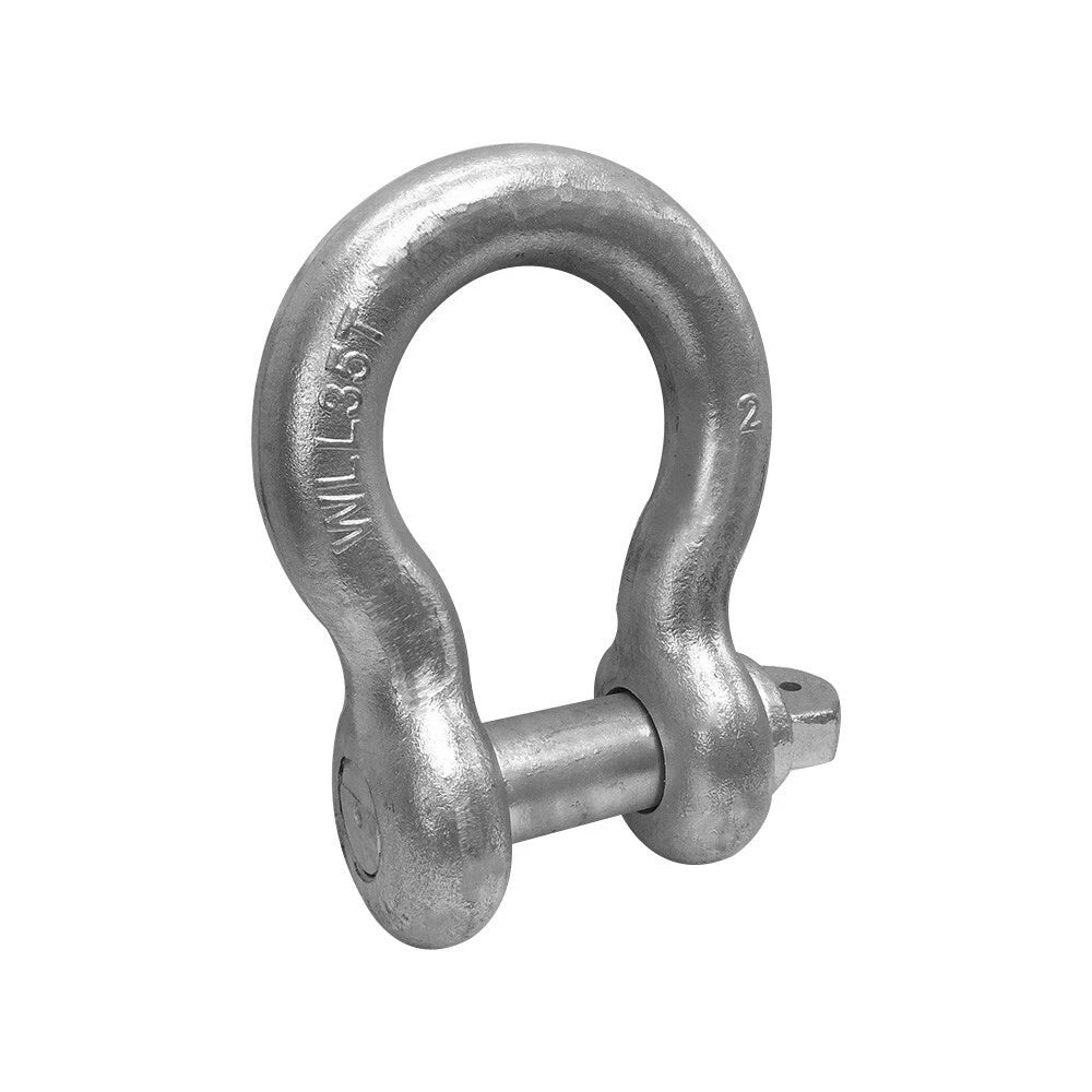 Drop Forged 70000 Lbs D Ring Bow 2" Screw Pin Anchor Shackle