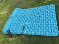 Inflatable Airbed Mattress Sleep 2 Person W/pillow 4 Backpacking