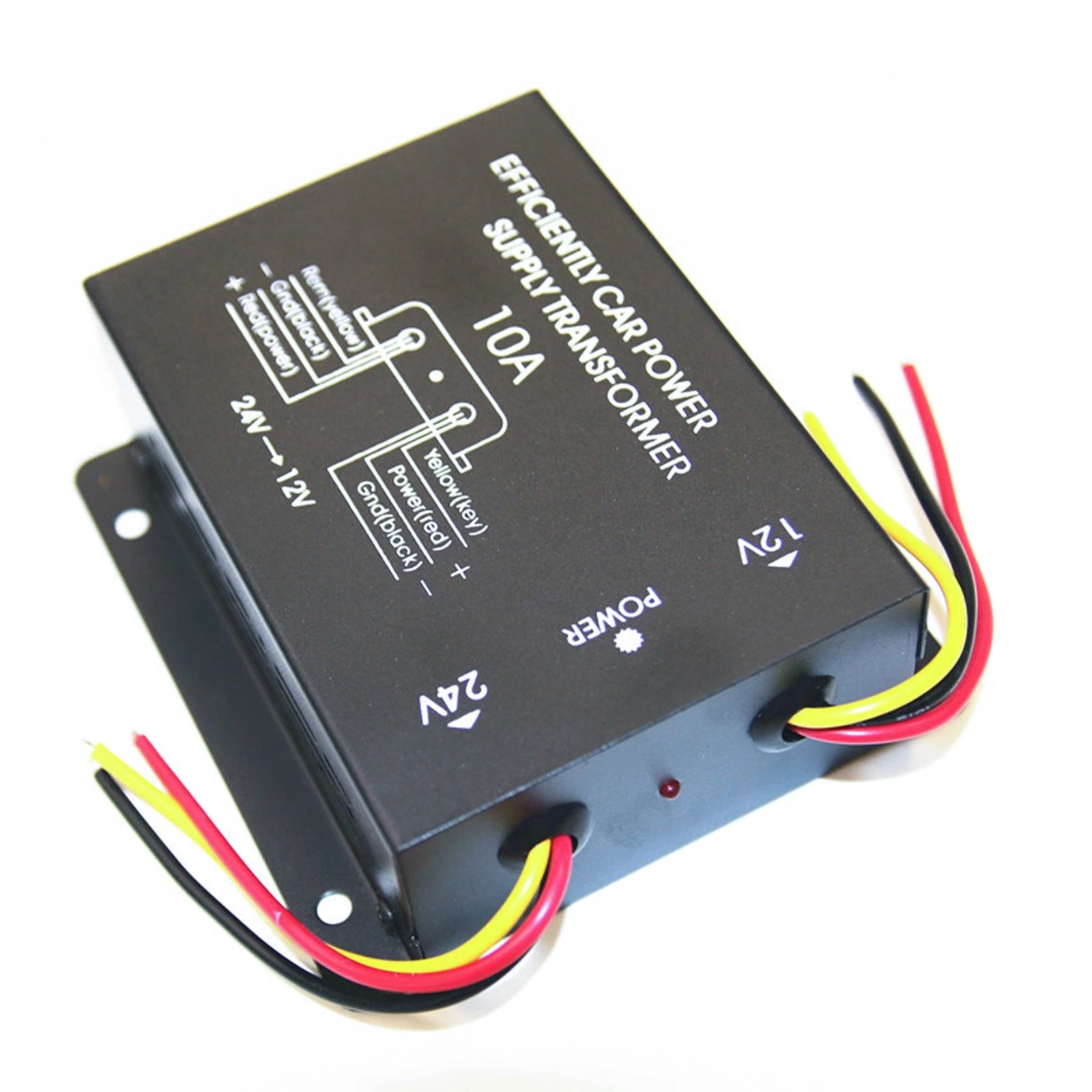Car Waterproof Dc-DC Converter 24V Step Down To 12V Power Supply
