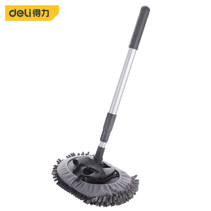 Deli Microfiber Wax Dust Car Wash Mop Cleaning Cleaner Brush Tool