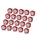 Red 20mm Aluminum Fender Washers Dress Up Kit Fits | Built Supply Co