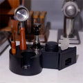 Compact Espresso Tamping Mat With Integrated Storage For Coffee