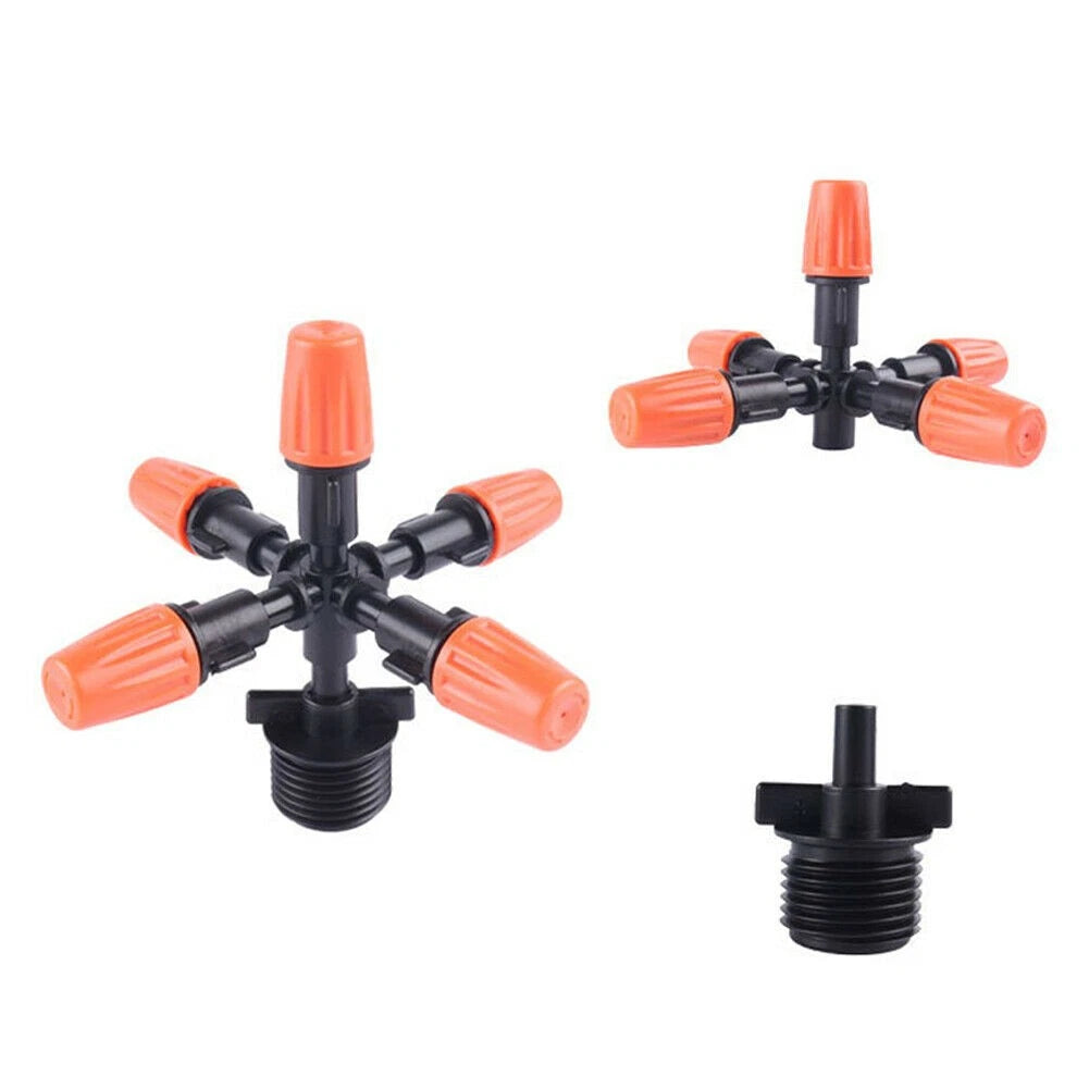 New Ganden Water Atomizing Spray 5-head Atomization Nozzle 1/2"