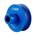 3 Inch Diamond Grinding Wheel, 5/8"-11 U Shape Stone Edge Polishing