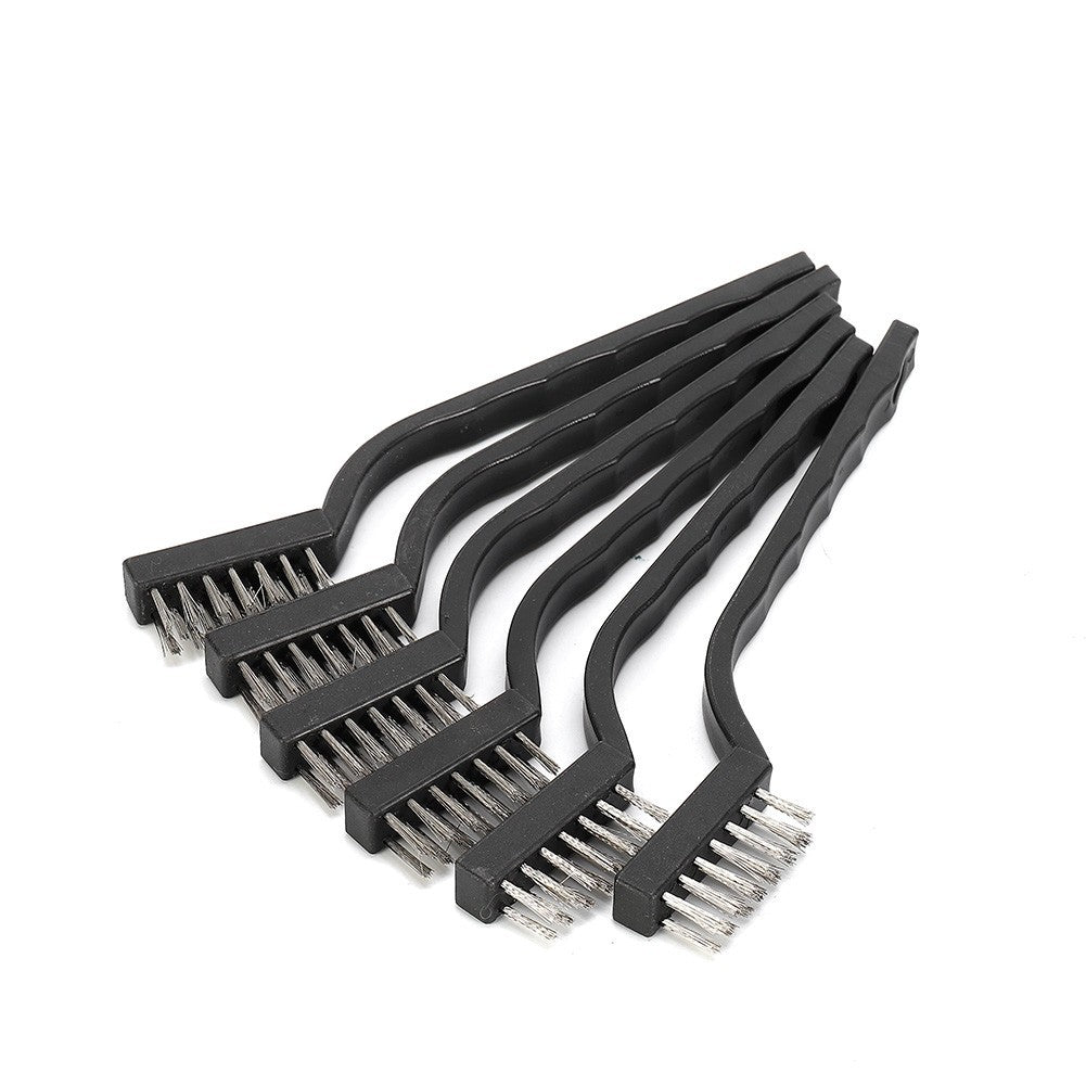 Small Wire Hand Brush Set - Stainless Steel Brushes