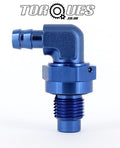 8MM Barbed 90 Degree Rollover Vertical Vent Valve 9/16" Unf (orb-6)