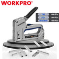 Workpro 4-in-1 Heavy-duty Staple Gun W/ Staples Brad Nails Stapler
