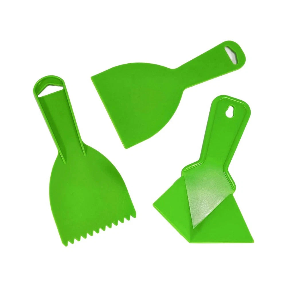 Flexible Scraper Set For Paint Removal And For Wall Repair Projects