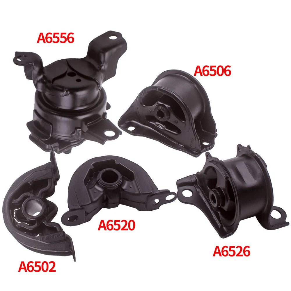 5Pcs Engine Transmission Motor Mount for Honda Civic 1996 1997-2000 1.6L A6506