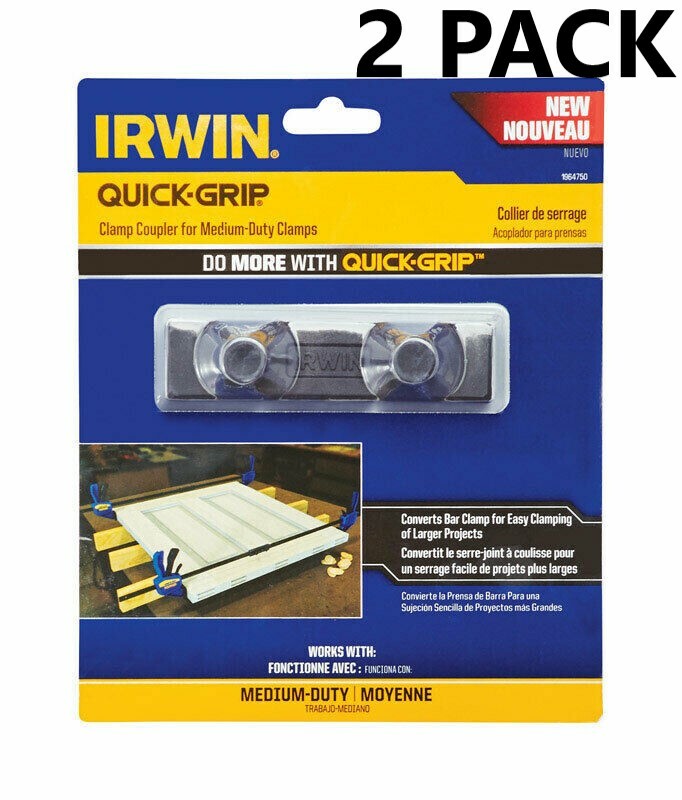 Irwin Quick-Grip Bar Clamp Couplers