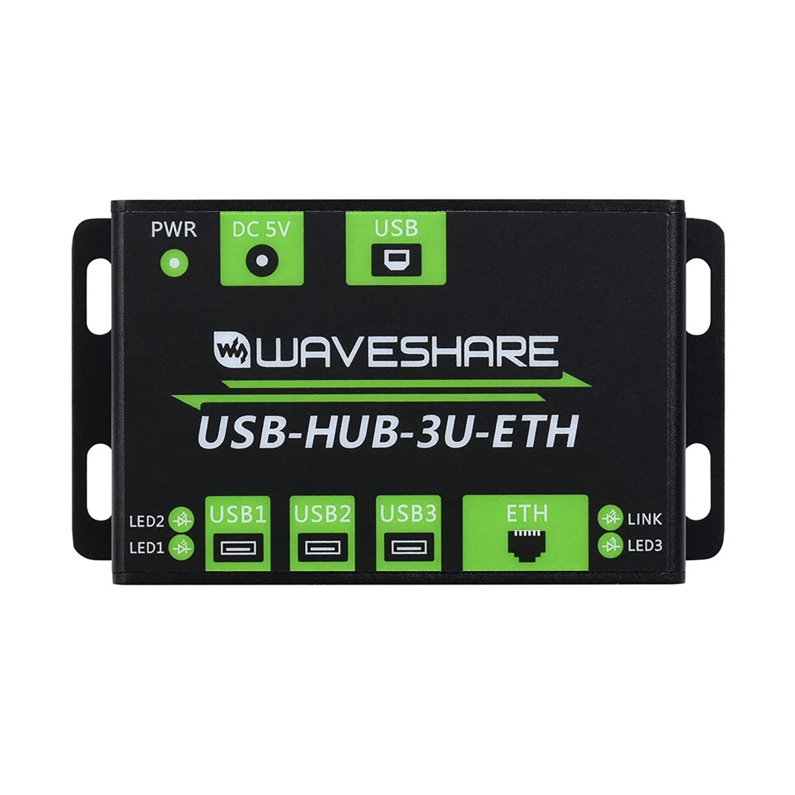 3 Way Usb Hub With 100m Ethernet Port Connector For Mac Os (8.6 Or