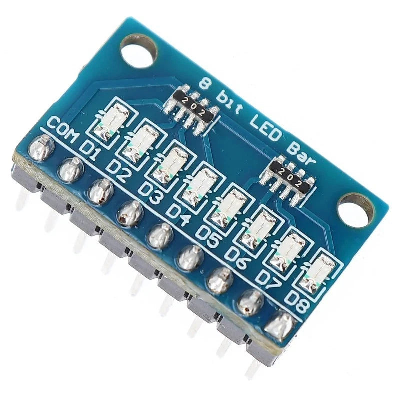 3–24V 8-Bit Red LED Bar Graph Indicator Common Cathode Module