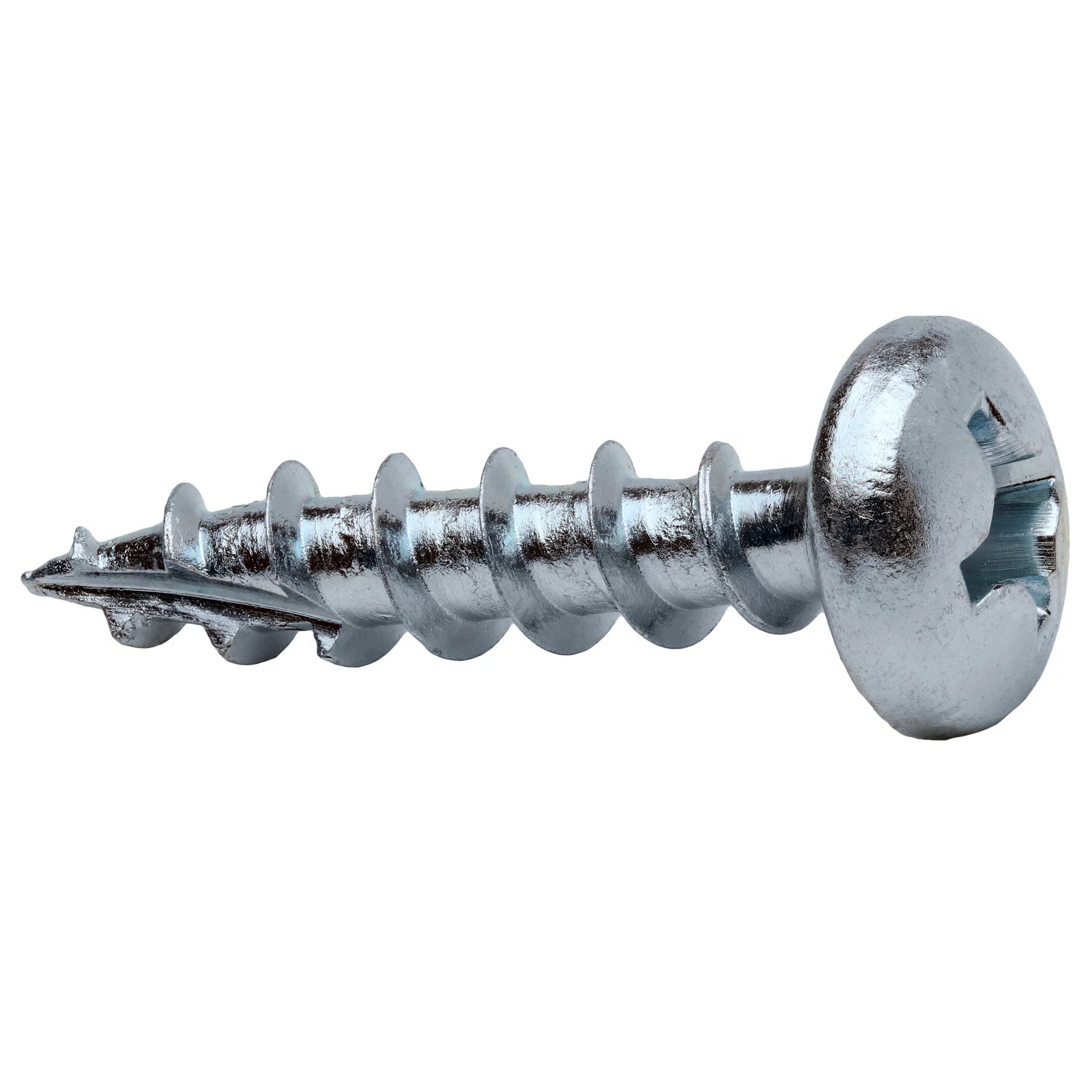 Rok Hardware #12-8 X 1" Phillips Pan Head , Zinc Plated Wood Screws