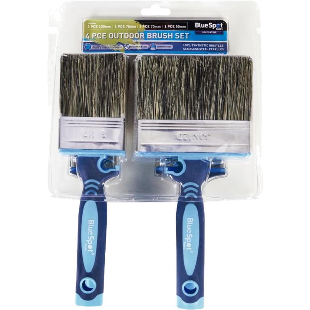 BlueSpot Soft Grip Outdoor Paint Brushes Set