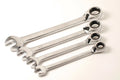 Combination Ring Open Revisible Ratchet Spanner Sae Imperial