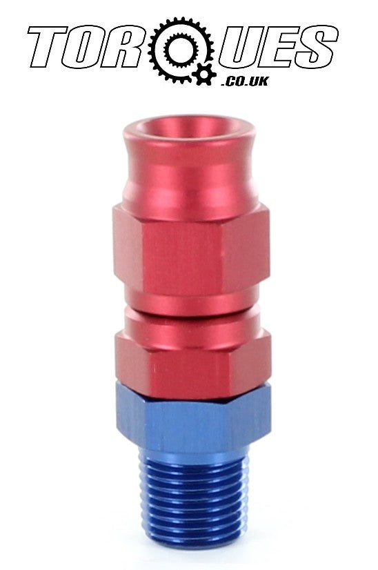 AN -3 (AN3 3AN) to 1/8" NPT MALE Straight PTFE Hose Fitting