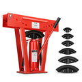 24" X 6.2" X 21.6" Manual Hydraulic 12 Ton Pipe Bender W/ 6 Piping