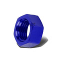 3an An-3 Bulkhead Blue Aluminum Anodized Nut Sealing Locking Fitting