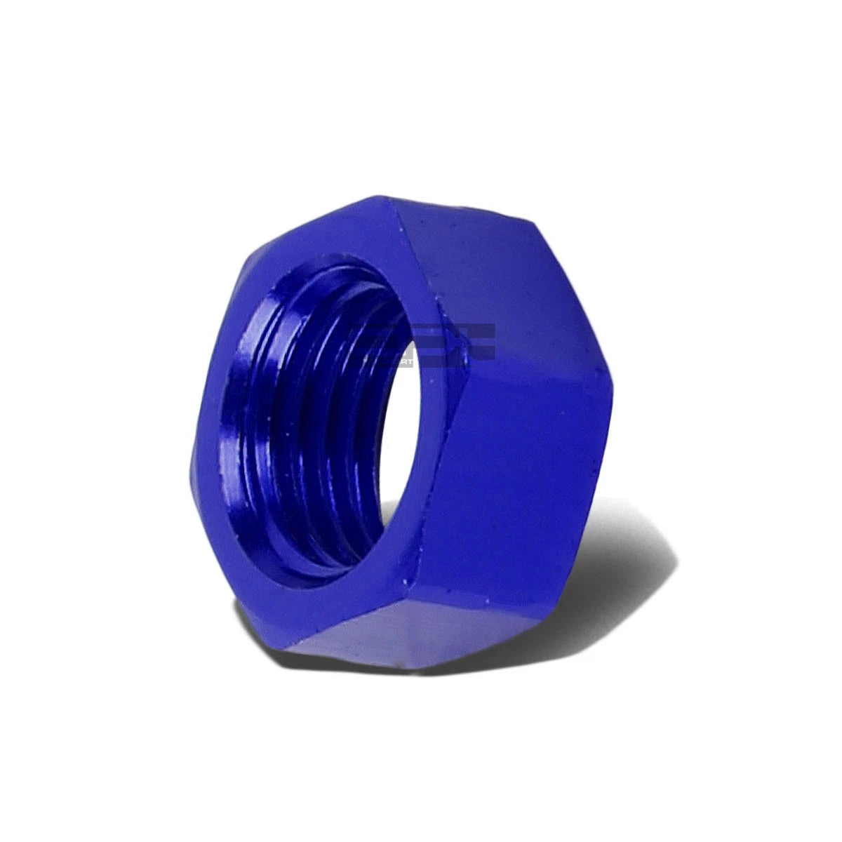 3an An-3 Bulkhead Blue Aluminum Anodized Nut Sealing Locking Fitting