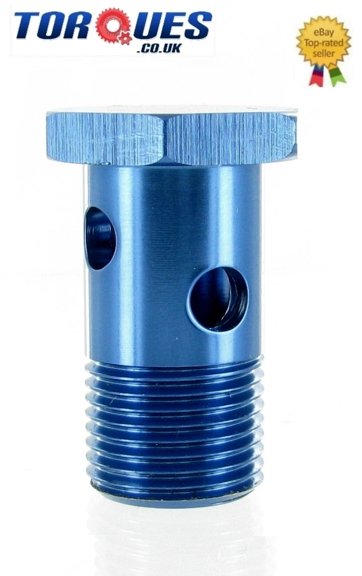 AN -8 (JIC-8 AN 08) 3/4" x 16 UNF Single Banjo Bolt 33mm Long
