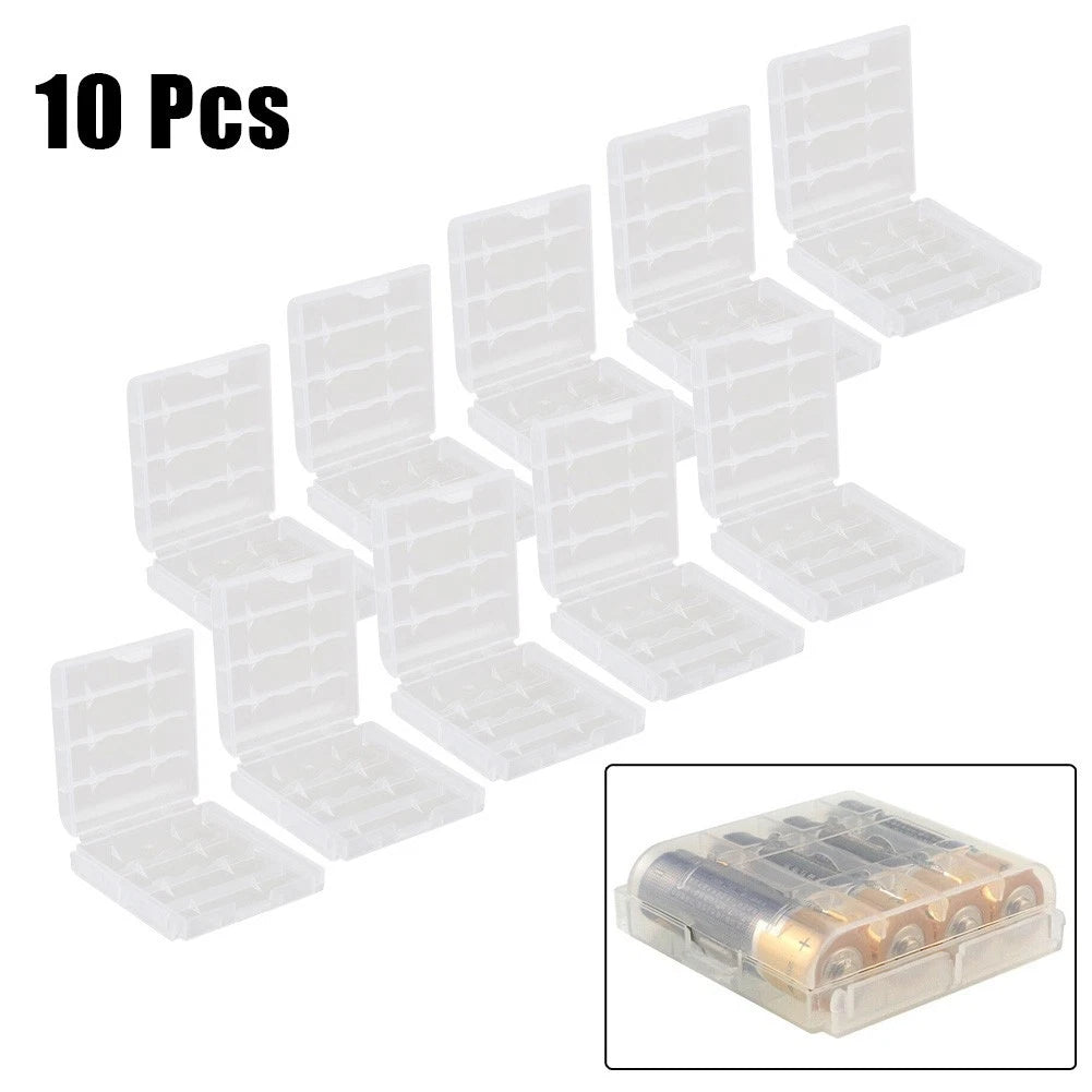 Plastic Case Storage Box For Aa Aaa Batteries Conservation 67×60×18mm