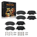 Listing8pcs Front&Rear Ceramic Brake Pads Kit for Mitsubishi RVR