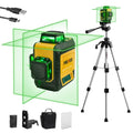 PREXISO 3x360° Self Leveling Laser Level 82 Ft Cross Line Leveler