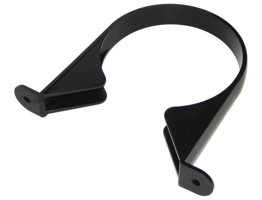 Soil & Vent Pipe Bracket Clip 110mm - Black