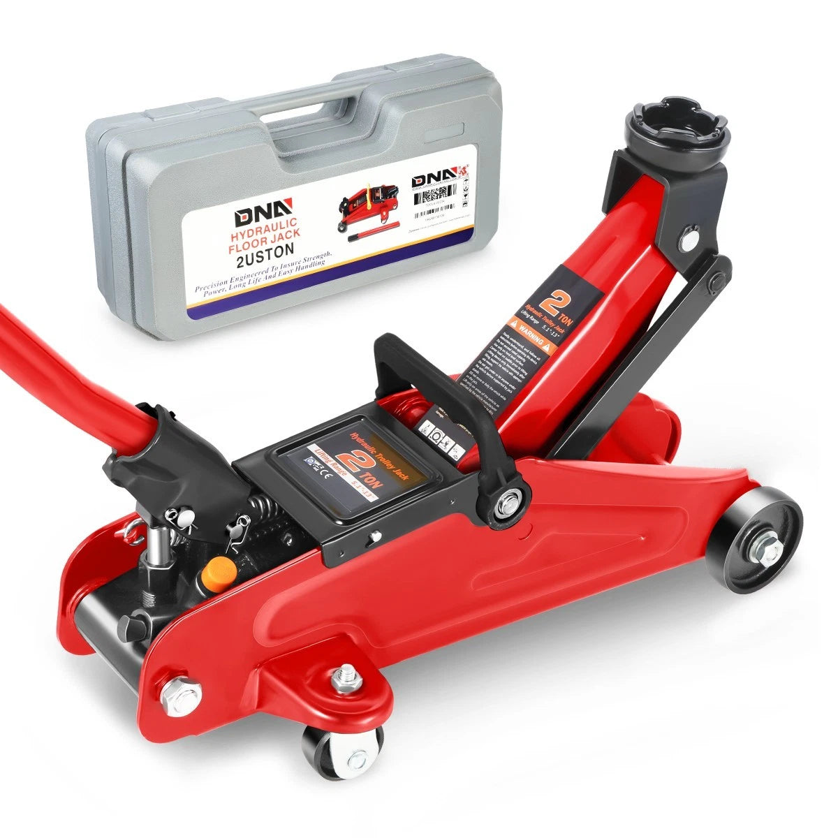 5.1-13 In 4000lbs Capacity Hydraulic Red Floor | Built Supply Co