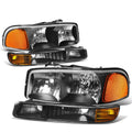 Fit 1999-2007 Gmc Sierra/yukon Black Housing Amber | Built Supply Co